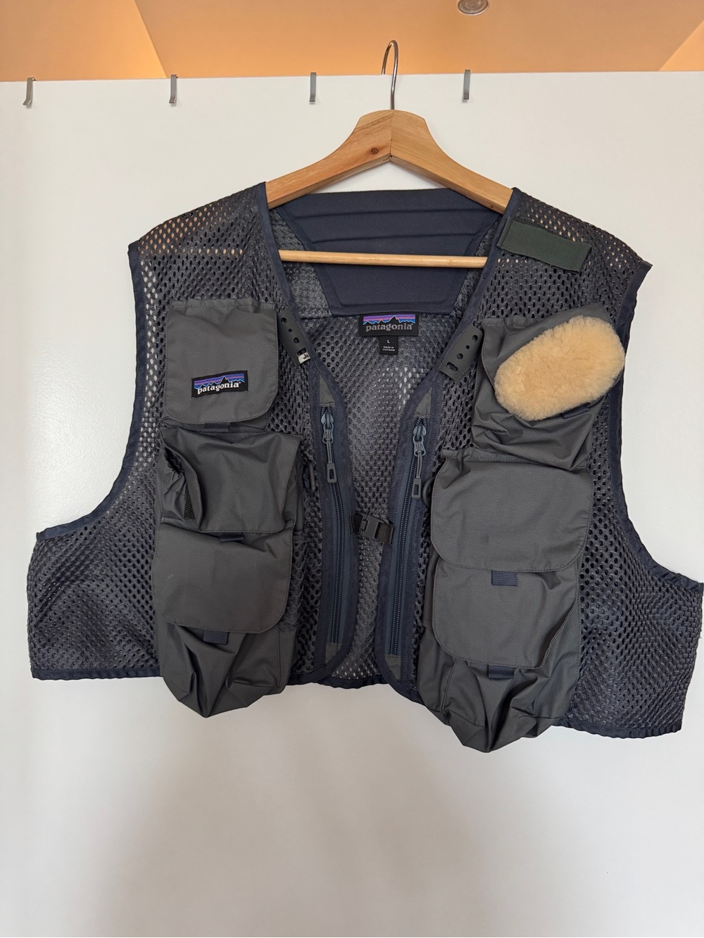 Patagonia Dark Gray Mesh Utility Vest